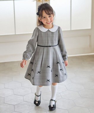 ANY KIDS リボンカチューシャ ネイビー