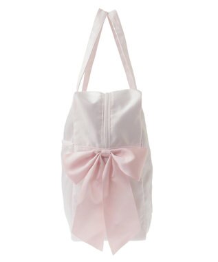 Maison de FLEUR サテンキャリーオンバッグ Pink