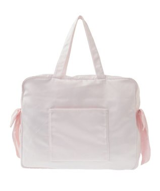 Maison de FLEUR サテンキャリーオンバッグ Pink