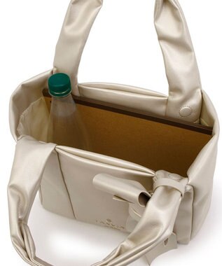 LANVIN en Bleu フリディティ ハンドバッグ（小） シャンパンゴールド