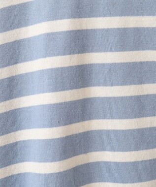 CRAFT STANDARD BOUTIQUE 【別注】BHPC/刺繍ワイドスリーブTEE Border Blue