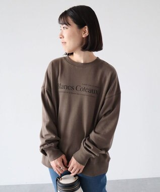 Green Parks アソートロゴミニ裏毛プルオーバー Khaki