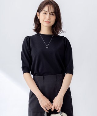 フラワーメタル ニットTシャツ