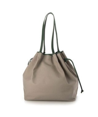 UNBILLION preche パラフィン防水キャンバスドロストトートバッグ グレーグリーン