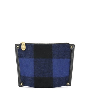 IBIZA プエブロ　ウール/牛革　ポーチ