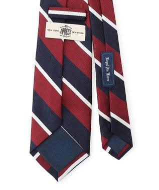 J.PRESS MEN 【定番】オーセンティックレジメンタル ネクタイ ワイン系2