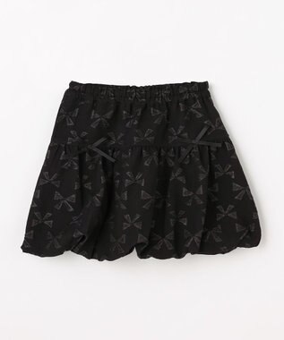 ANY KIDS リボン バルーンスカート ブラック