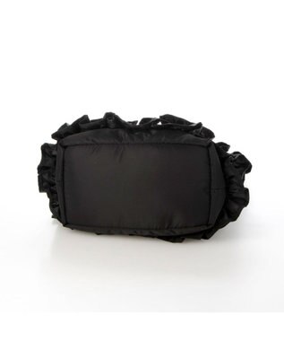 UNBILLION カシュカシュ cachecache / ナイロンフリル2wayトートバッグ ブラック