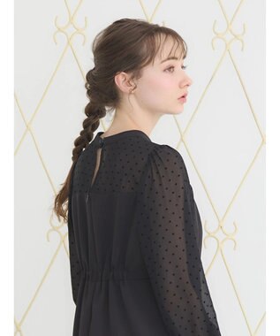 earth music&ecology シアードットドッキングワンピース Black