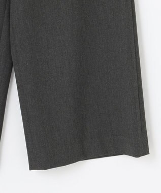 J.PRESS LADIES S 【洗える】アルガンシルク ワイドパンツ グレー系