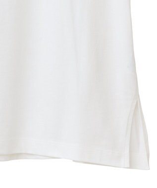 Green Parks フロッキー筆記体ロゴボックスＴシャツ Off White