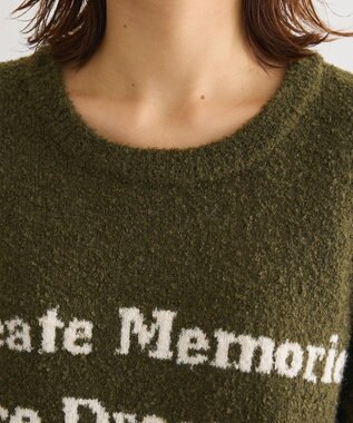 Green Parks ブークレロゴニットチュニック Khaki