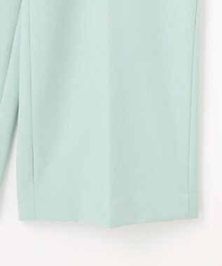 自由区 S 【撥水加工・洗える】TRギャバ裏起毛ワイド パンツ アイスグリーン