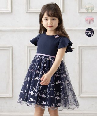 TOCCA ドレス　ワンピース　フォーマル　花柄刺繍　チュールスカート　110