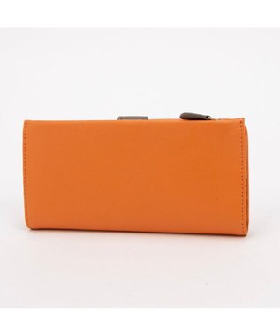 UNBILLION アトランタ ATLANTA / 牛革二つ折りカラーコンビ長財布 オレンジ