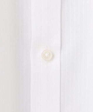 GOTAIRIKU 【形態安定】PREMIUMPLEATS_セミワイドカラー _織柄_通年ドレスシャツ ドビーストライプ/ホワイト系1
