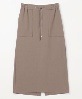 ANY 【WEB限定/洗濯機可能/ウエストゴム/ストレッチ/吸湿発熱】エニィーヒートスカート モカ