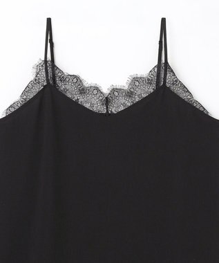 ANY デシンレースキャミソール ブラック
