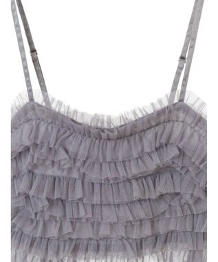 earth music&ecology チュールビスチェ Gray