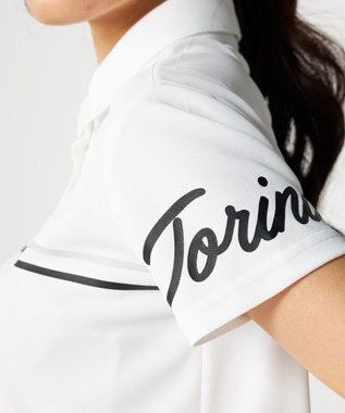 FILA GOLF／marie claire 【Kappa】切り替え半袖ポロシャツ ホワイト