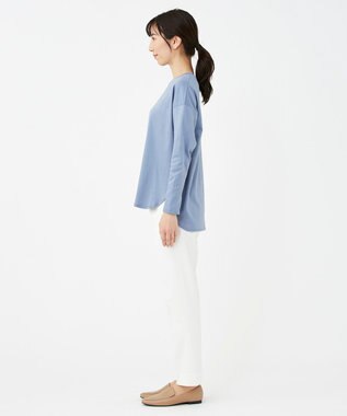 KASHIYAMA 【抗菌消臭】クレンゼ ロングスリーブTeeシャツ ライトブルー