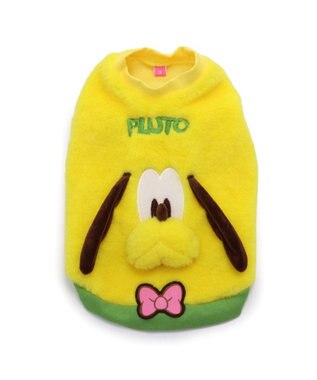 PET PARADISE ディズニー プルート もこもこ顔 トレーナー 小型犬 イエロー