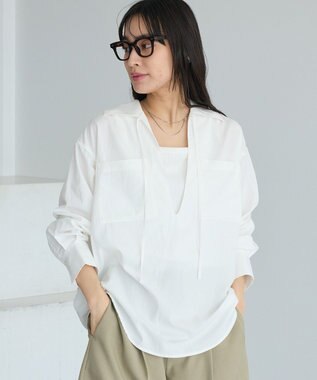 CRAFT STANDARD BOUTIQUE Vネックスキッパーシャツ