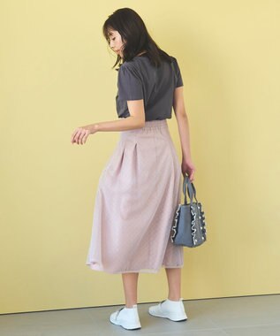 Feroux ダイヤチュール スカート ピンク系