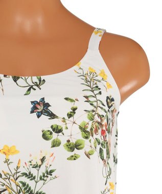 San-ai Resort（三愛水着楽園） ショルダードレス３点セット　13L・15L　【Coral veil（コーラルヴェール）】 ホワイト