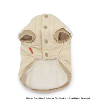 PET PARADISE ミニオン ボブ ティム 遠赤外線 スカジャン 《雪柄》 小型犬 ベージュ