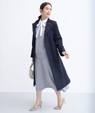 組曲 【WEB限定カラーあり】MINA バックリボンニットプルオーバー 【WEB限定】ライトグレー系9