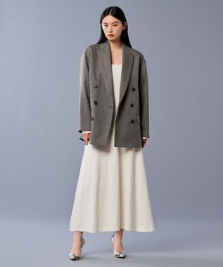 uncrave 【手洗い可】ウール ナイロン ニット ワンピース（uncrave STANDARD） エクリュ