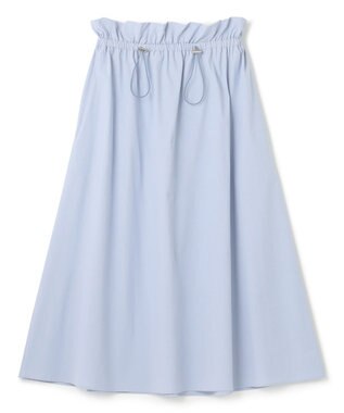 uncrave 【撥水・接触冷感・UVカット・洗濯機洗い可】マルチファンクションナイロン フレアスカート（uncrave STANDARD） サックス