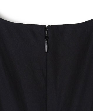 BEIGE， MALLOW / コットンタック バルーンスリーブドレス Black