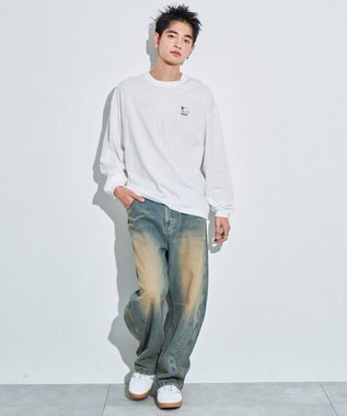 WEGO アニマルワンポイントT（LS） ホワイト