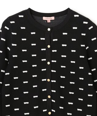 TOCCA RIBBON BLOOM カーディガン ブラック系