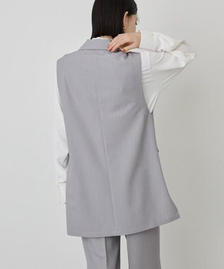 AMERICAN HOLIC 【イージーケア】テーラードジレ Gray Mixture