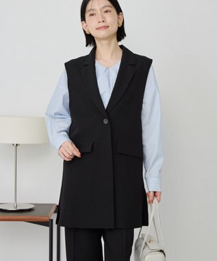 AMERICAN HOLIC 【イージーケア】テーラードジレ Black