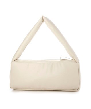 UNBILLION カシュカシュ cachecache / 横長パフバッグ ホワイト