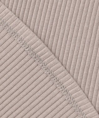 ANY L リブタンクトップ グレージュ