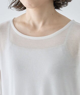 Green Parks ＳＥＴ２点　深Ｖネック裏毛＋プルオーバー Gray Mixture