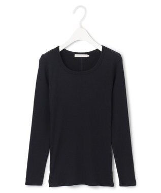 ICB 【洗える】４×２リブ プルオーバー ブラック系