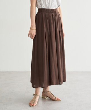 YECCA VECCA ドライタッチシアーキュロットパンツ