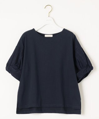 ANY SIS レースコンビ Tシャツ ネイビー