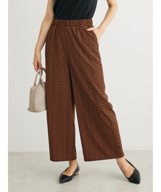 Green Parks ・ｆｕｒｒｙ　ｒａｔｅ　キカガクガラギャザーパンツ