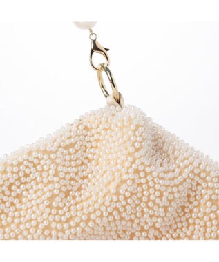 UNBILLION カシュカシュ cachecache / パール調ビーズワンハンドルバッグ LBE