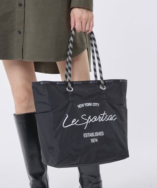 LeSportsac ML 2 WAY TOTE        /2ウェイブラック/グレーカモ 2ウェイブラック/グレーカモ