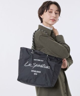 LeSportsac ML 2 WAY TOTE        /2ウェイブラック/グレーカモ