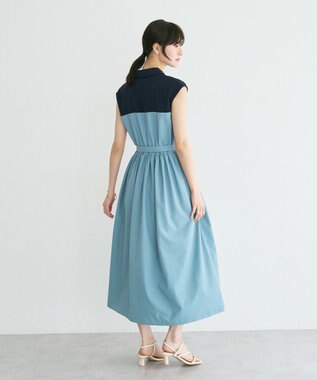YECCA VECCA ドッキングワンピース Blue