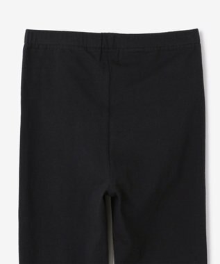 組曲 KIDS 【150-160cm】ストレッチ天竺レギンス（７分丈） ブラック系